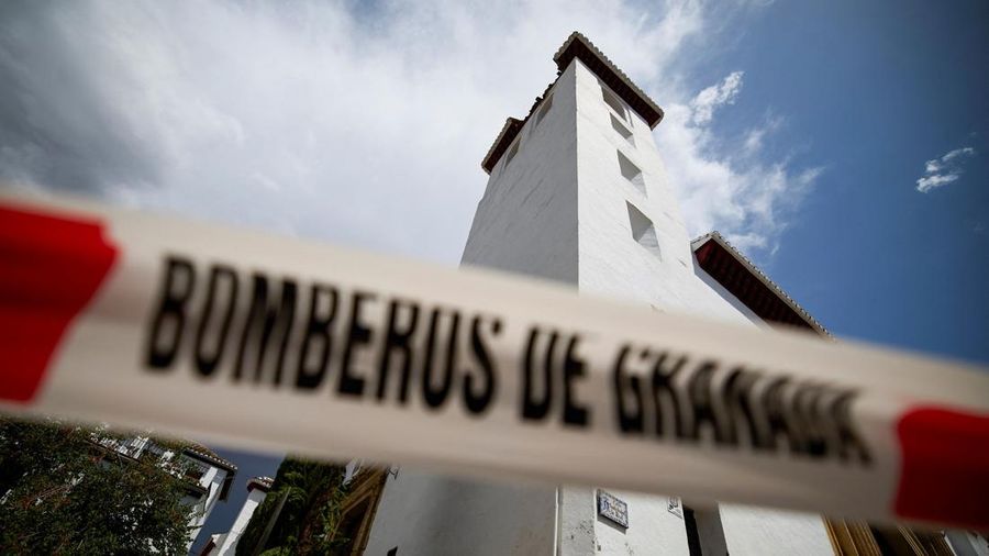 Gempa bumi berkekuatan magnitudo 5,0 mengguncang Kota Granada, Spanyol selatan, pada Sabtu dini hari, Sabtu (15/8/2026). (REUTERS/Fermin Rodriguez)