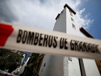 Gempa bumi berkekuatan magnitudo 5,0 mengguncang Kota Granada, Spanyol selatan, pada Sabtu dini hari, Sabtu (15/8/2026). (REUTERS/Fermin Rodriguez)