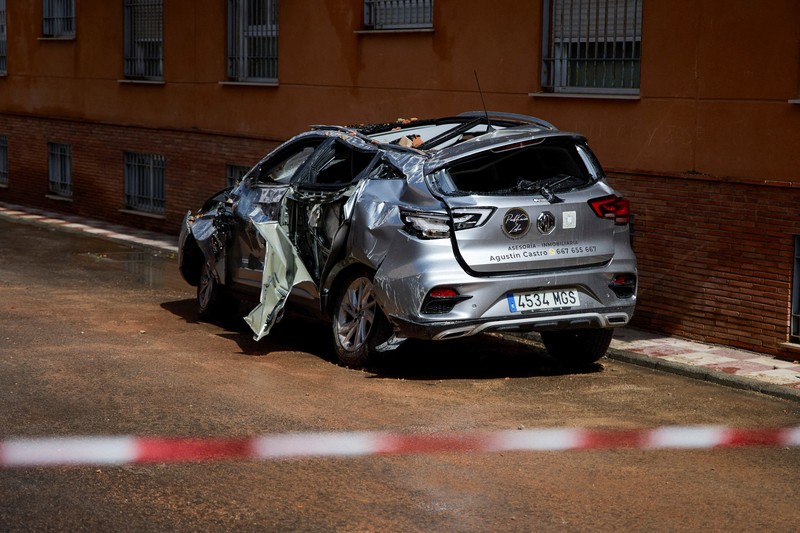 Gempa bumi berkekuatan magnitudo 5,0 mengguncang Kota Granada, Spanyol selatan, pada Sabtu dini hari, Sabtu (15/8/2026). (REUTERS/Fermin Rodriguez)