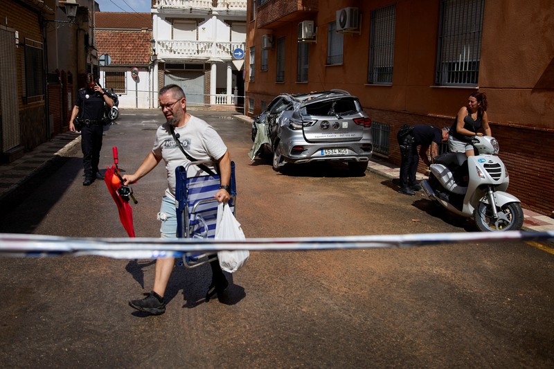 Gempa bumi berkekuatan magnitudo 5,0 mengguncang Kota Granada, Spanyol selatan, pada Sabtu dini hari, Sabtu (15/8/2026). (REUTERS/Fermin Rodriguez)