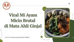 Video: Bahaya Viral Mi Ayam Micin Brutal di Mata Ahli Ginjal