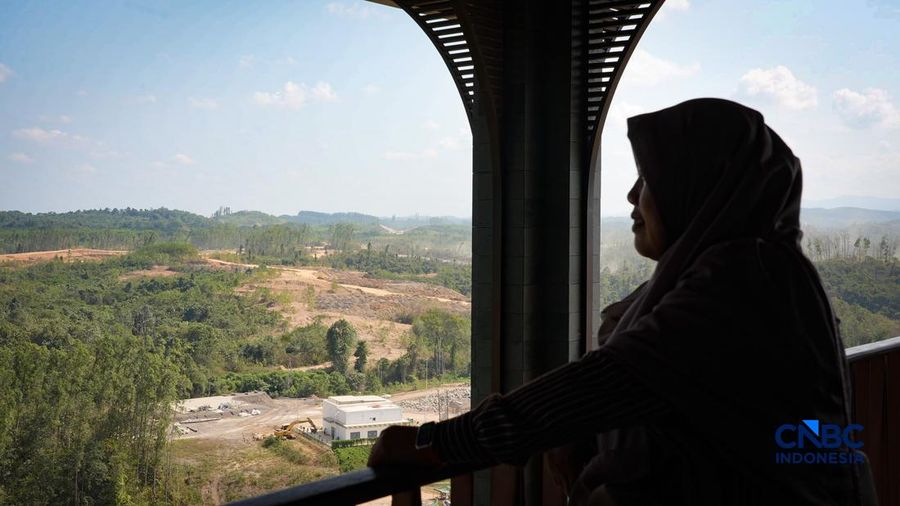 Istana Wakil Presiden di Ibu Kota Nusantara (IKN), Kalimantan Timur, untuk pertama kalinya dibuka bagi kunjungan masyarakat umum. Pembukaan tersebut dilakukan dalam momentum peringatan HUT ke-81 Kemerdekaan Republik Indonesia, Sabtu (15/8/2026). (CNB