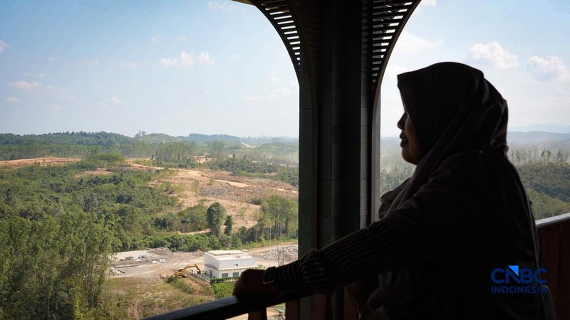 Istana Wakil Presiden di Ibu Kota Nusantara (IKN), Kalimantan Timur, untuk pertama kalinya dibuka bagi kunjungan masyarakat umum. Pembukaan tersebut dilakukan dalam momentum peringatan HUT ke-81 Kemerdekaan Republik Indonesia, Sabtu (15/8/2026). (CNB