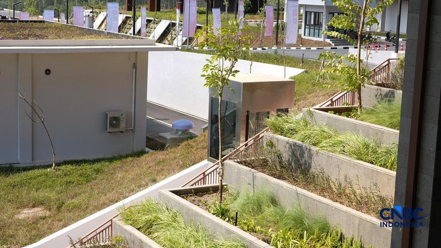 Istana Wakil Presiden di Ibu Kota Nusantara (IKN), Kalimantan Timur, untuk pertama kalinya dibuka bagi kunjungan masyarakat umum. Pembukaan tersebut dilakukan dalam momentum peringatan HUT ke-81 Kemerdekaan Republik Indonesia, Sabtu (15/8/2026). (CNB