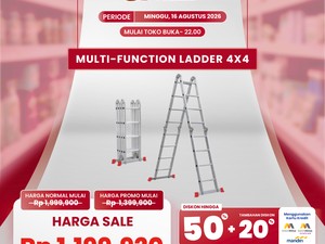 Tangga Multifungsi Banting Harga di Transmart Full Day Sale