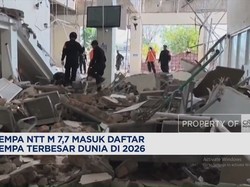 Gempa NTT M 7,7 Masuk Daftar Gempa Terbesar Dunia di 2026