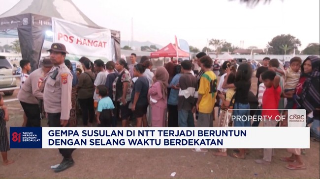 Video: Gempa Susulan di NTT Terjadi Beruntun dengan Waktu Berdekatan