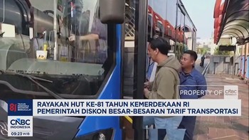 HUT ke-81 RI, Pemerintah Diskon Besar-Besaran Tarif Transportasi