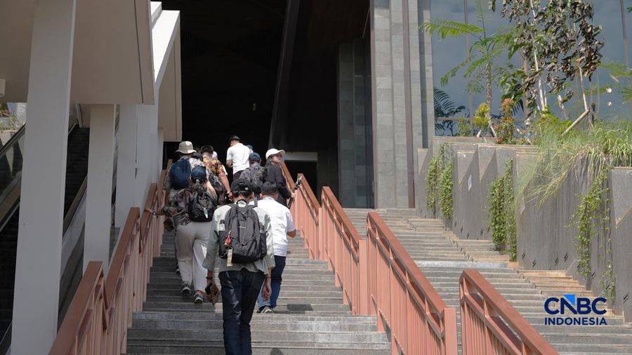 Istana Wakil Presiden di Ibu Kota Nusantara (IKN), Kalimantan Timur, untuk pertama kalinya dibuka bagi kunjungan masyarakat umum. Pembukaan tersebut dilakukan dalam momentum peringatan HUT ke-81 Kemerdekaan Republik Indonesia, Sabtu (15/8/2026). (CNB