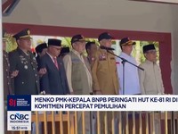 Menko PMK-Kepala BNPB Peringati HUT ke-81 RI di Lokasi Gempa NTT