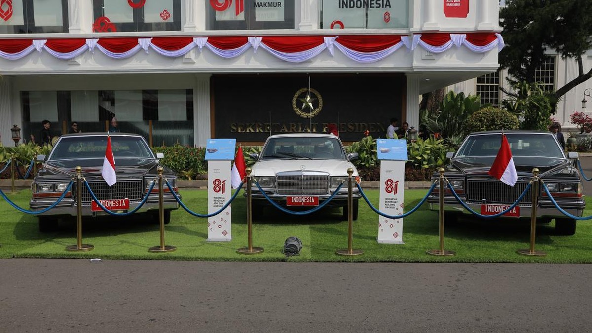 Intip Mobil Dinas Soeharto-Gus Dur Dipamerkan di Istana saat HUT RI