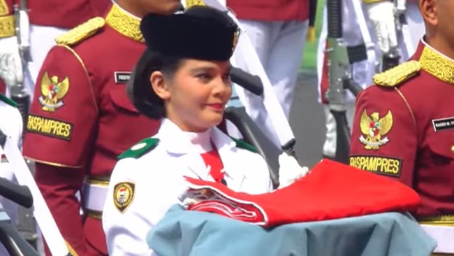 Sosok Pembawa Bendera Merah Putih di Upacara Kemerdekaan RI di Istana