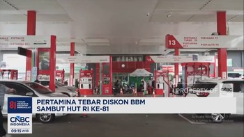 Pertamina Tebar Diskon BBM Sambut HUT RI ke-81