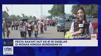 Pesta Rakyat HUT ke-81 RI Digelar di Monas Hingga Bundaran HI