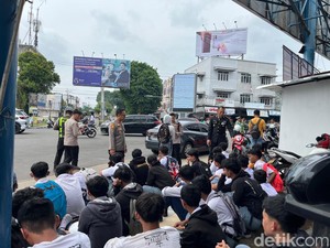 Puluhan Pelajar di Jambi Konvoi Terjaring Polisi, Motor Ditahan 2 Minggu