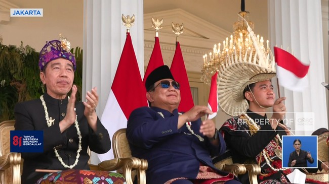 Video: Prabowo-Jokowi-Gibran Nonton Bareng Atraksi Pesawa HUT ke-81 RI
