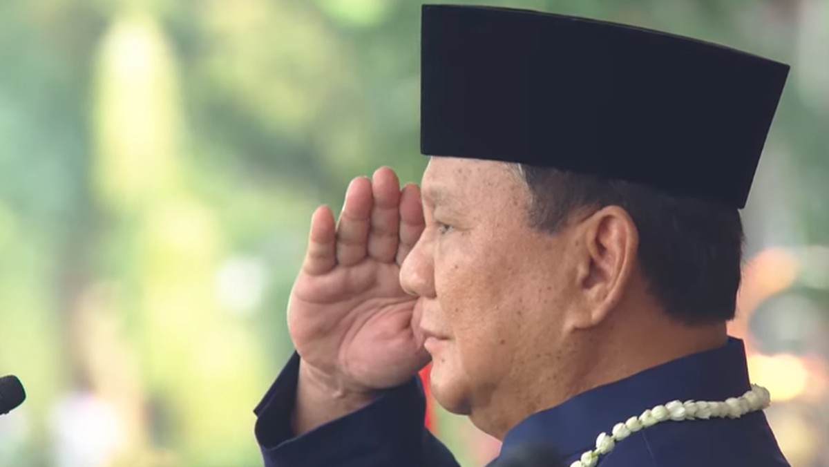 Prabowo Pimpin Upacara Peringatan HUT ke-81 RI di Istana, Jokowi Hadir