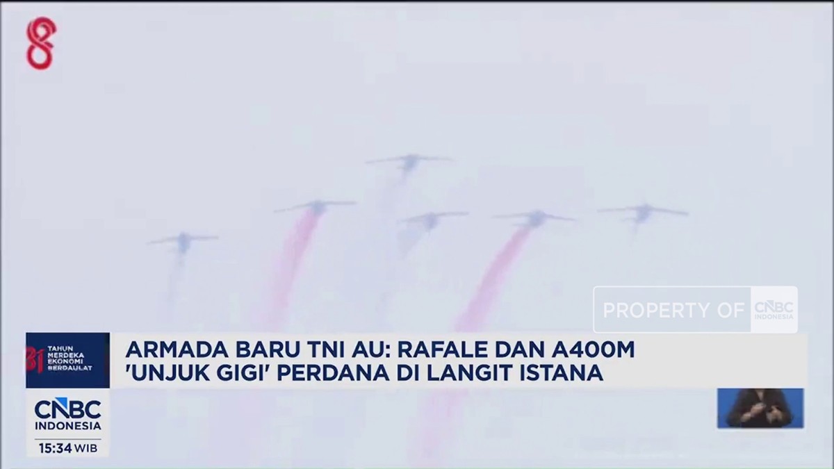 Video: Rafale dan A400M 'Unjuk Gigi' Perdana di Istana Merdeka