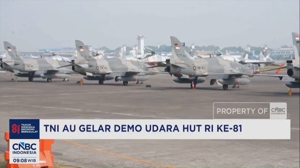 Video: TNI AU Gelar Demo Udara HUT RI ke-81