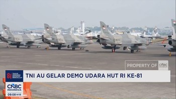 TNI AU Gelar Demo Udara HUT RI ke-81