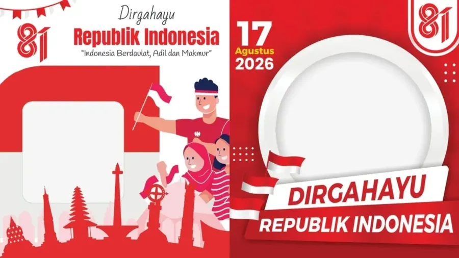Twibbon HUT RI ke-81 2026. (Dok. Istimewa)