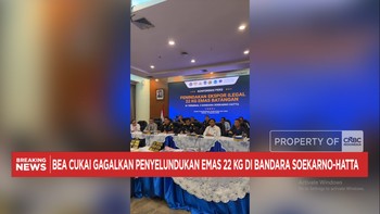 Bea Cukai Gagalkan Penyelundupan 22 Kg Emas Senilai Rp 60 Miliar