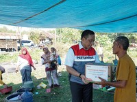 Dirut Pertamina Simon Aloysius Mantiri turun langsung ke Flores, NTT