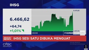 IHSG Ngegas & Menguat Lebih Dari 1%, Tembus Level 6.466