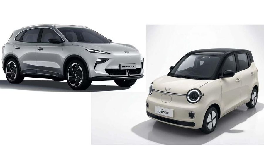 Kolase Aira EV dan MG S5 EV. (Istimewa)