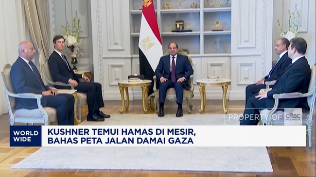 Video: Kushner Temui Hamas di Mesir, Bahas Peta Jalan Damai Gaza