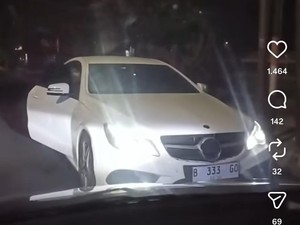 Viral Mercy Berpelat Kata Kasar Lawan Arah di Jalan Veteran Semarang