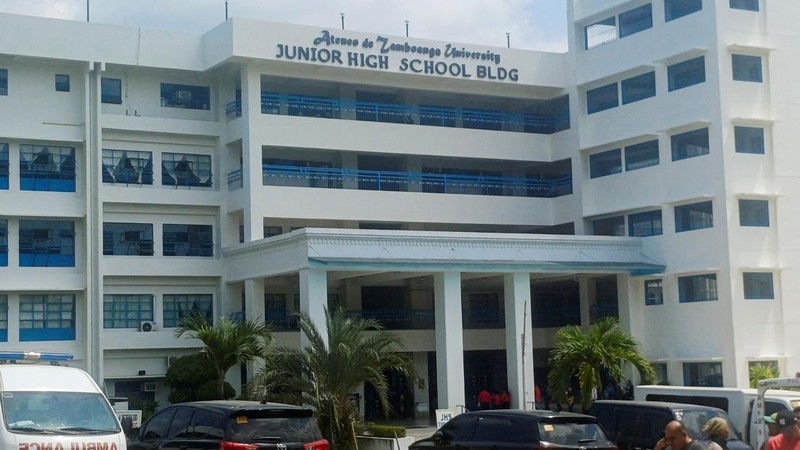 General view of Ateneo de Zamboanga University after a shooting that killed two people, in Zamboanga, southern Philippines, August 18, 2026. REUTERS/Nonoy Lacson