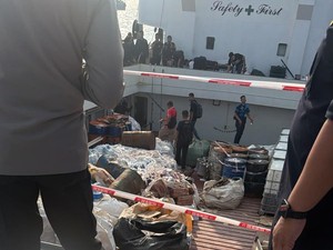 Diduga Bawa 1 Ton Lebih Sabu Cair, Tim Gabungan Amankan Kapal Berbendera Tanzania