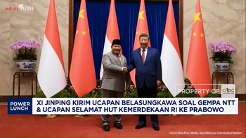 Xi Jinping Sampaikan Duka Gempa NTT, Ucapkan Selamat HUT RI ke Prabowo