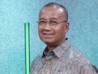 Calon ADK OJK Bursa Mineral dan Komoditas, Sarjito. (CNN Indonesia/Safir Makki)