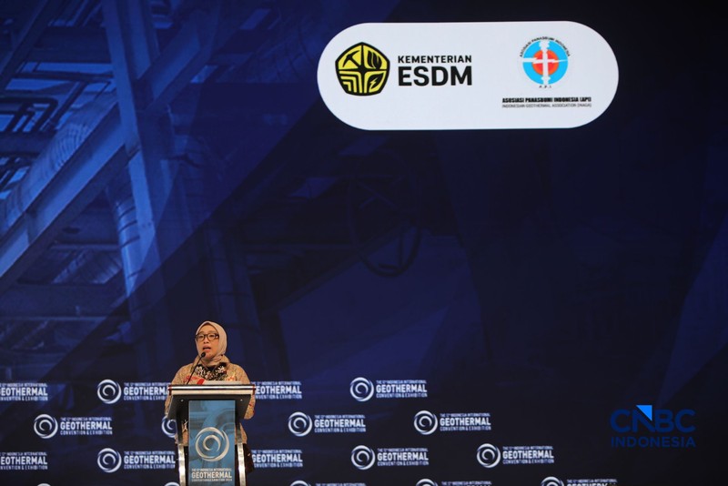 The 12th Indonesia International Geothermal Convention &amp; Exhibition (IIGCE) 2026 resmi memasuki hari pertama pelaksanaan pada Rabu, (19/8/2026), yang berlangsung di Jakarta International Convention Center (JICC/JCC) Senayan, Jakarta. (CNBC Indonesia/Faisal Rahman)
