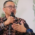 Direktur Utama PT Pertamina Geothermal Energy Tbk (PGEO), Ahmad Yani, saat sesi wawancara di Jakarta International Convention Center (JICC), Senayan, Jakarta, Rabu (19/8/2026). (CNBC Indonesia/Faisal Rahman)