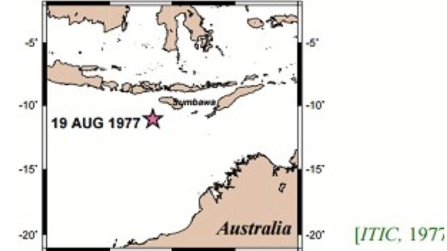 Gempa sumba 1977. (ITIC, 1977)