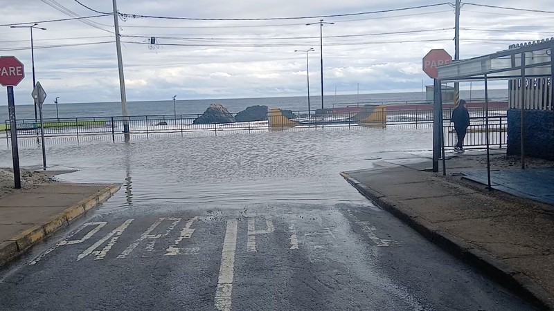 Hujan lebat memicu tanah longsor di Paposo, wilayah Antofagasta utara, Chile, Selasa (18/8/2026), yang menutupi sebagian jalan dan menyebabkan lumpur masuk ke sejumlah rumah warga. (REUTERS/Rodrigo Gutierrez)