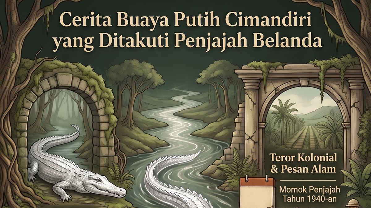 Infografis: Cerita Buaya Putih Cimandiri yang Ditakuti Penjajah