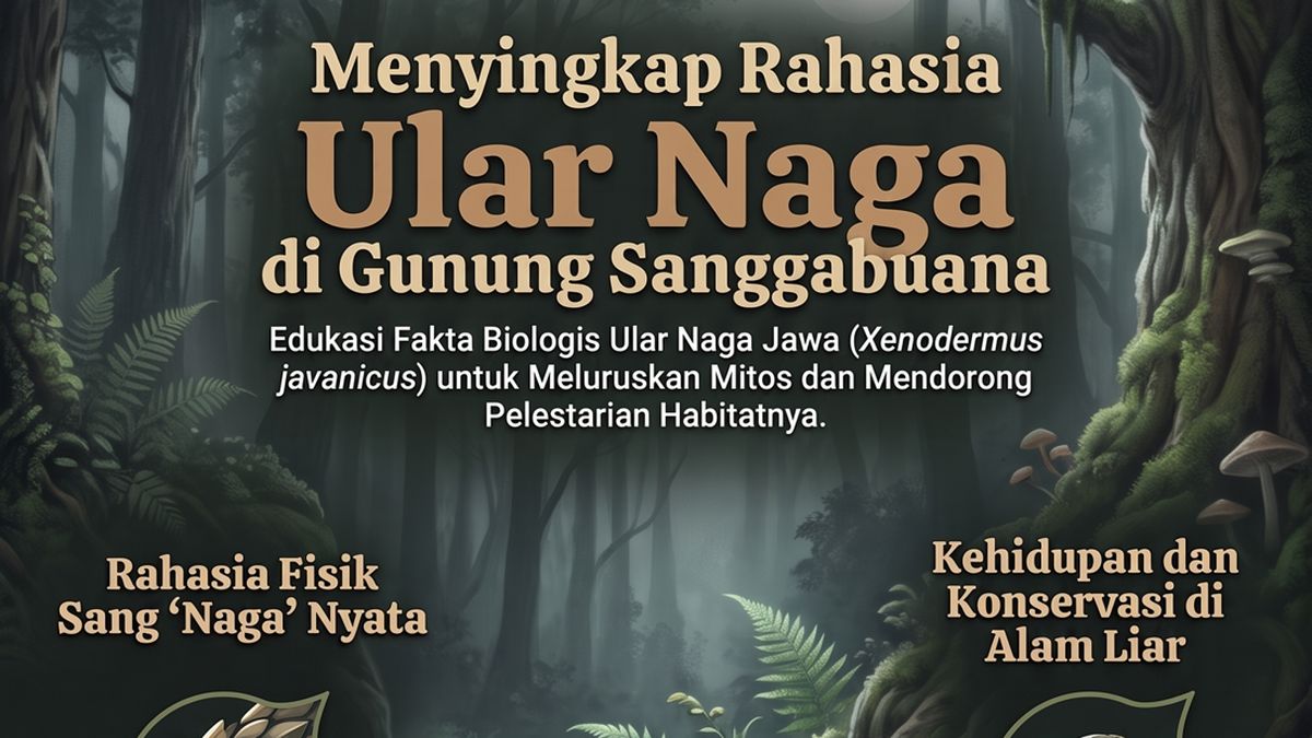 Infografis: Menyingkap Rahasia Ular Naga di Gunung Sanggabuana