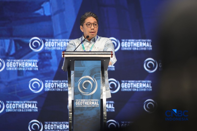 The 12th Indonesia International Geothermal Convention &amp; Exhibition (IIGCE) 2026 resmi memasuki hari pertama pelaksanaan pada Rabu, (19/8/2026), yang berlangsung di Jakarta International Convention Center (JICC/JCC) Senayan, Jakarta. (CNBC Indonesia/Faisal Rahman)
