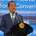 Menteri ESDM, Bahlil Lahadalia menyampaikan laporan dalam acara The 12th Indonesia International Geothermal Convention & Exhibition 2026 di Jakarta International Convention Center (JICC), Senayan, Jakarta, Rabu (19/8/2026). (CNBC Indonesia/Faisal Rah