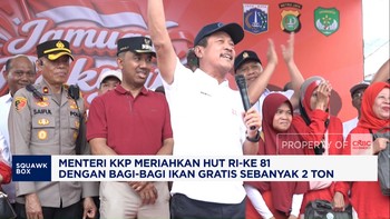 Menteri KKP Meriahkan HUT RI ke-81 dengan Bagi-Bagi 2 Ton Ikan Gratis