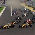 Formula One F1 - Hungarian Grand Prix - Hungaroring, Budapest, Hungary - July 26, 2026 McLaren's Lando Norris leads into the first corner at the start of the race ahead of McLaren's Oscar Piastri REUTERS/Bernadett Szabo     TPX IMAGES OF THE DAY
