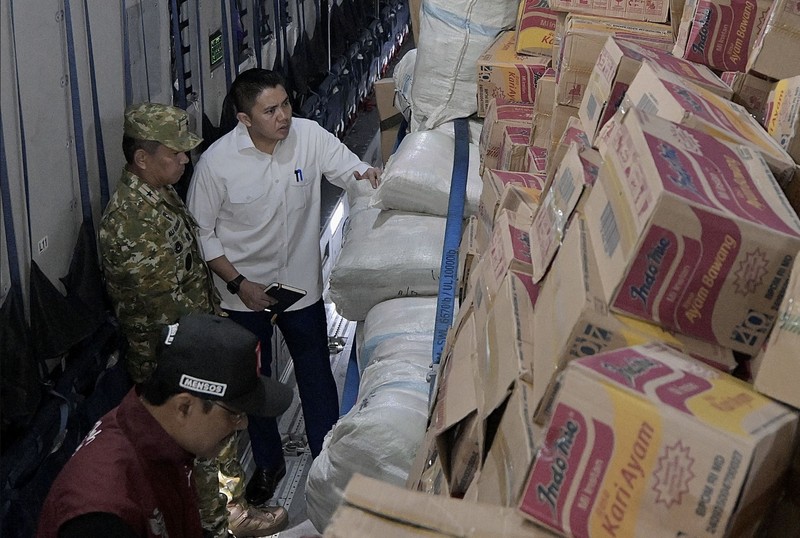 Pengiriman Bantuan bagi Masyarakat Terdampak Bencana di NTT. (Dok:BPMI/Cahyo)