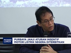Purbaya Janji Aturan Insentif Motor Listrik Segera Diterbitkan