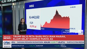 rump Klaim Hormuz Punya AS - IHSG Tergelincir ke Zona Merah