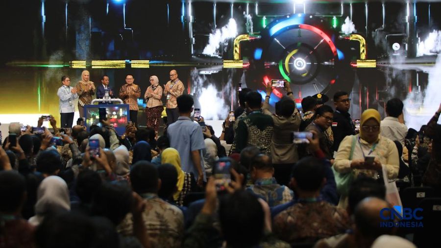 The 12th Indonesia International Geothermal Convention & Exhibition (IIGCE) 2026 resmi memasuki hari pertama pelaksanaan pada Rabu, (19/8/2026), yang berlangsung di Jakarta International Convention Center (JICC/JCC) Senayan, Jakarta. (CNBC Indonesia/