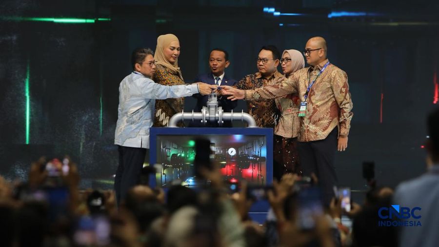 The 12th Indonesia International Geothermal Convention & Exhibition (IIGCE) 2026 resmi memasuki hari pertama pelaksanaan pada Rabu, (19/8/2026), yang berlangsung di Jakarta International Convention Center (JICC/JCC) Senayan, Jakarta. (CNBC Indonesia/